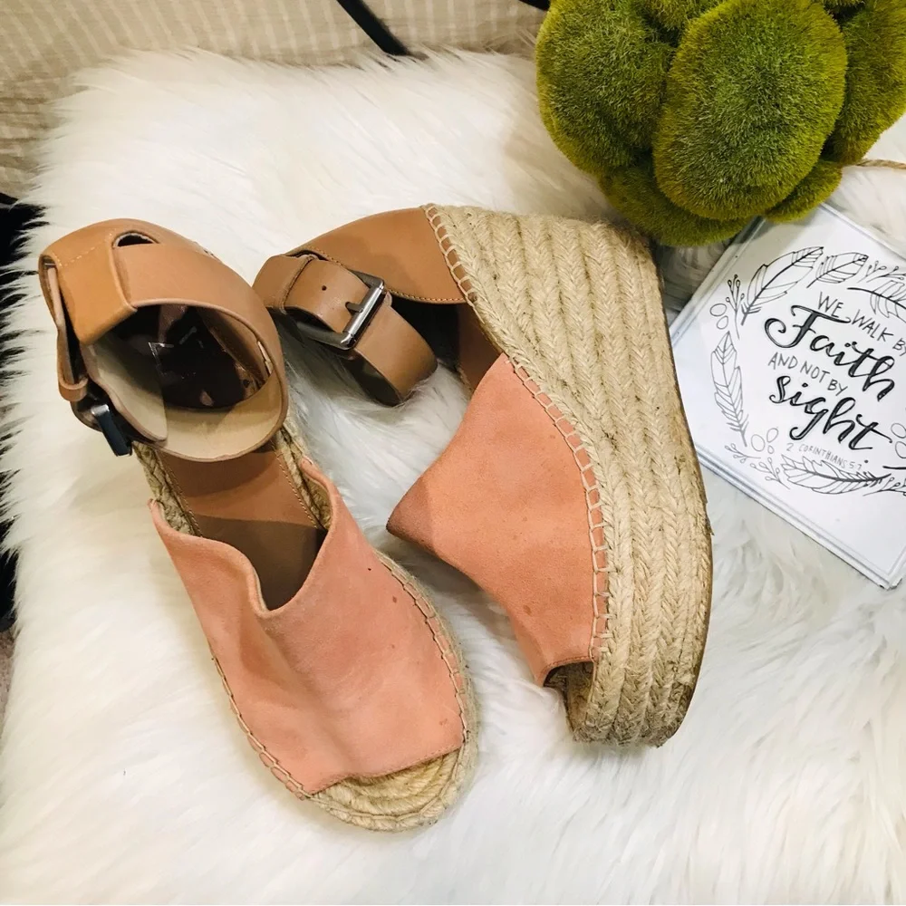 MARC FISHER LTD💥“Adalyn” Espadrilles Wedge Sandal Size 7.5M
